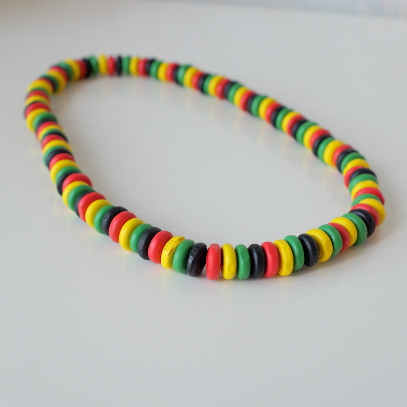 Jamaican reggae wooden beaded