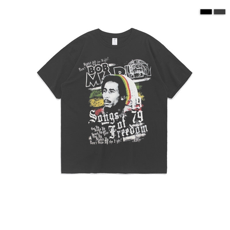 Men's Bob Marley printed T-shirt